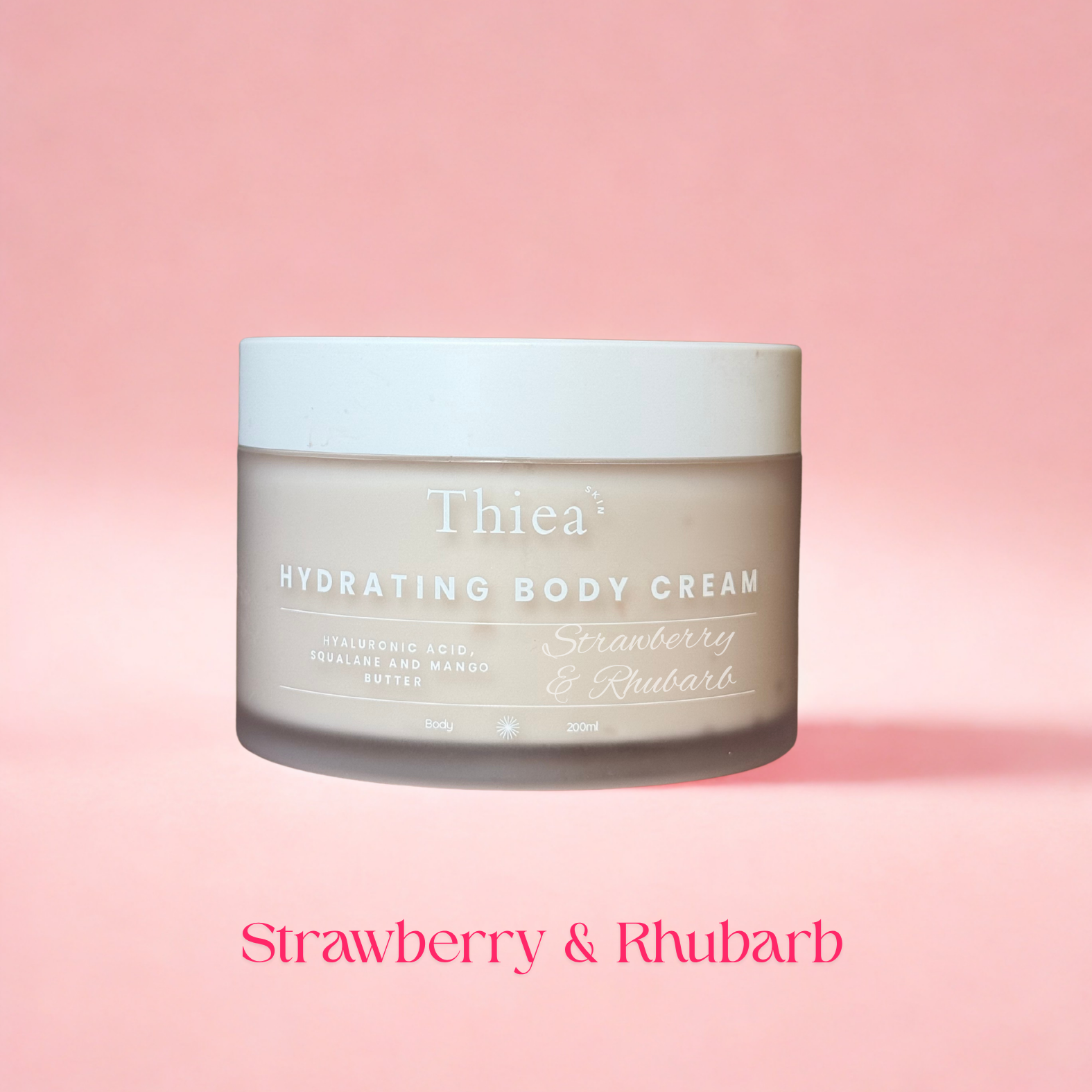 🍓🌿 Strawberry & Rhubarb Body Cream