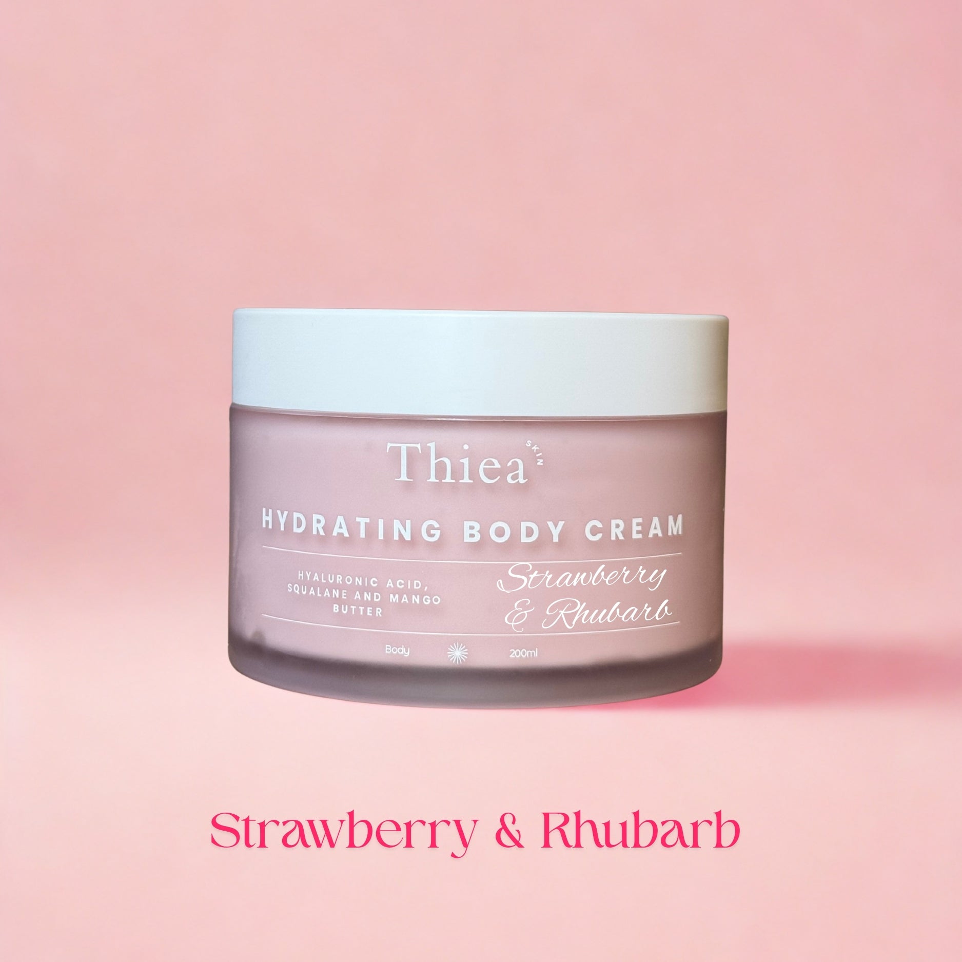 🍓🌿 Strawberry & Rhubarb Body Cream