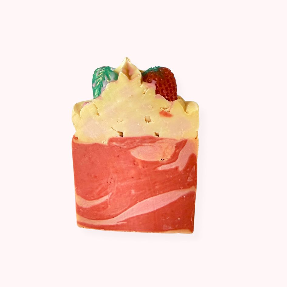 Strawberry & Rhubarb Soap Bar